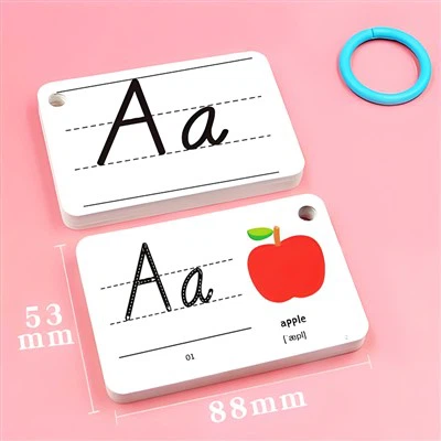 Leikskólastafróf Flash Cards